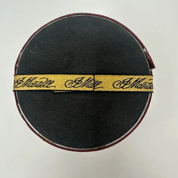 Martell Cognac Set Of 4 Leather Reusable Coasters With Case Holder Brown - Picture 5 of 7